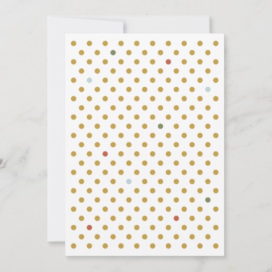 Spring Tulips Bridal Shower Invitation Kaart (Achterkant)