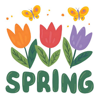 Spring Tulips  iPhone 15 Pro Max Hoesje