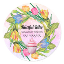 Spring Tulips Cupcake Baking