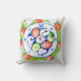 Spring Tulips Cushion Kussen