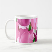 Spring Tulips Custom Name Moederdag Gift Koffiemok (Links)