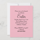 Spring Tulips Easter Brunch Kaart (Achterkant)