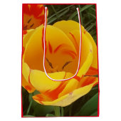 Spring Tulips Gift Bag Medium Cadeauzakje (Achterkant)