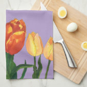 Spring Tulips Kitchen Towels Theedoek (Quarter Fold)