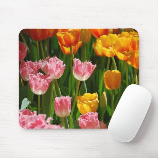 Spring Tulips Mousepad Muismat (Met muis)