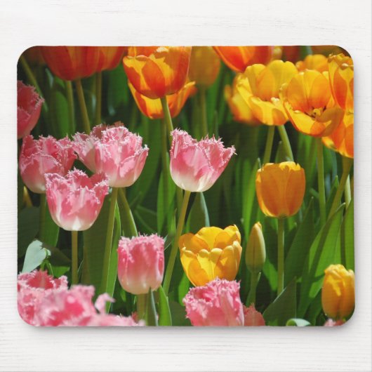 Spring Tulips Mousepad Muismat (Voorkant)
