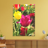 Spring Tulips (Oregon) Canvas Afdruk (Insitu (Woonkamer))