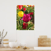 Spring Tulips (Oregon) Poster (Keuken)