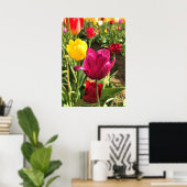 Spring Tulips (Oregon) Poster (Thuiskantoor)