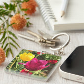 Spring Tulips (Oregon) Sleutelhanger (Voorkant Rechts)