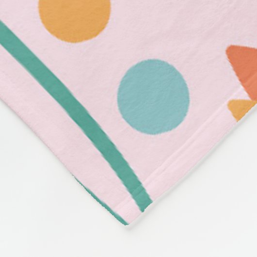 Spring Tulips Patroon Fleece Deken (Hoek)