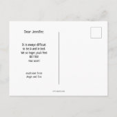 Spring Tulips Sunny Get Well Soon Briefkaart (Achterkant)