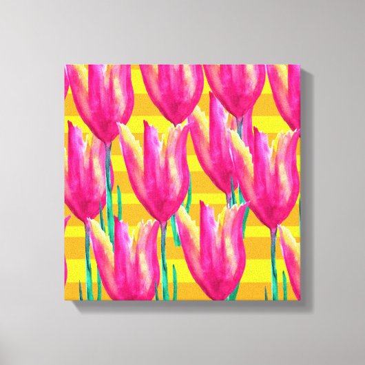 Spring Tulpen Canvas Print (Voorkant)