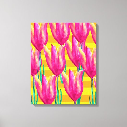 Spring Tulpen Canvas Print (Voorkant)