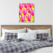 Spring Tulpen Canvas Print (Insitu (Slaapkamer))