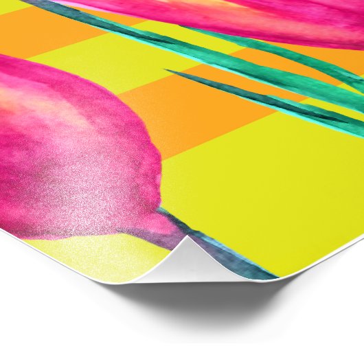 Spring Tulpen fotopapier afdrukken Foto Afdruk (Hoek)