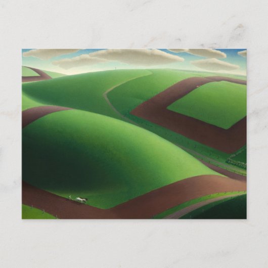 Spring Turning, 1936 by Grant Wood Briefkaart (Voorkant)