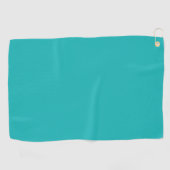 Spring Turquoise Blue Golfhanddoek (Horizontaal)