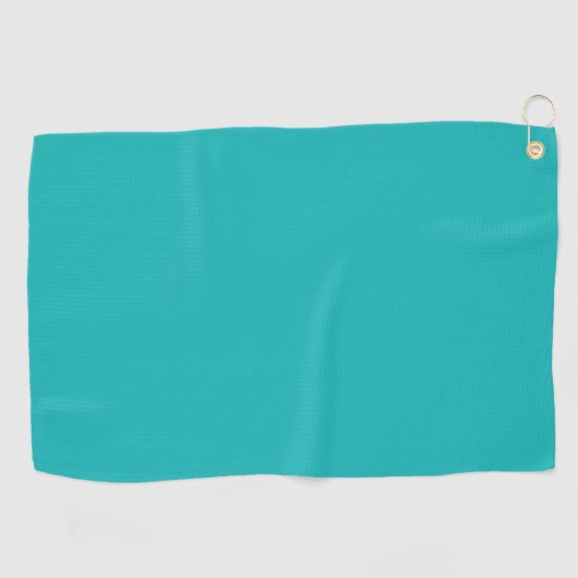 Spring Turquoise Blue Golfhanddoek (Horizontaal)