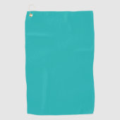 Spring Turquoise Blue Golfhanddoek (Voorkant)