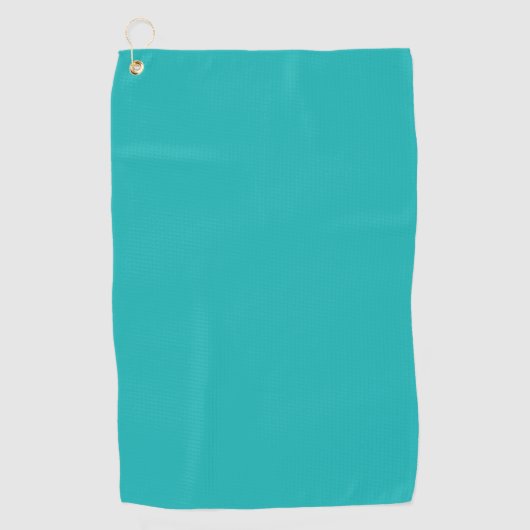 Spring Turquoise Blue Golfhanddoek (Voorkant)