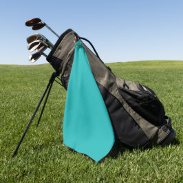Spring Turquoise Blue Golfhanddoek