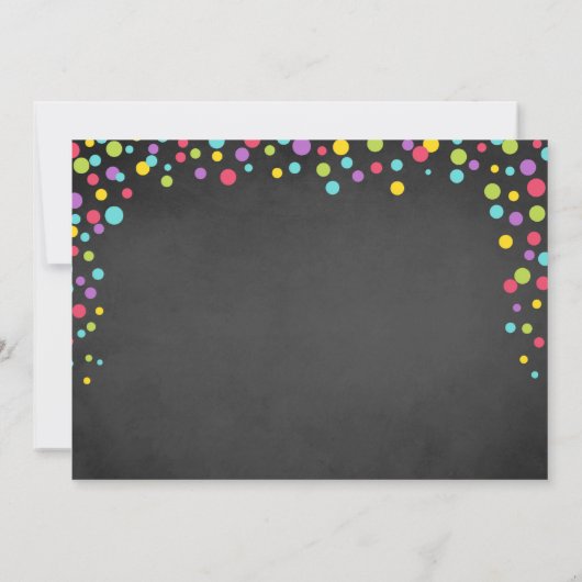 Spring uitnodiging springhuis verjaardagsfeestje (Achterkant)