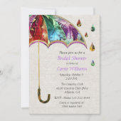 Spring Umbrella Bruids Douche Uitnodiging (Voorkant)