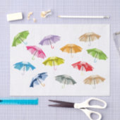 Spring Umbrellas Tissuepapier (Craft)