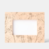 Spring Unieke grillige Doodle Flowers Verjaardag Gegraveerde Lijstjes (Voorkant)