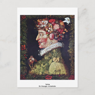 Spring van Giuseppe Arcimboldo Briefkaart