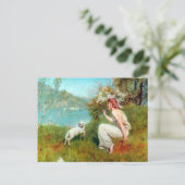 Spring van John Collier Briefkaart (Staand voorkant)