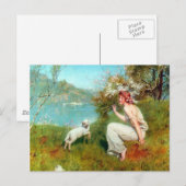 Spring van John Collier Briefkaart (Voorkant / Achterkant)