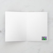 Spring veld groetenkaart kaart (Binnen)