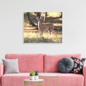 Spring Velvet canvas Afdruk (Insitu (Woonkamer))