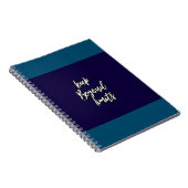 Spring verder dan de grenzen notitieboek (Rechterzijde)