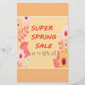 SPRING VERKOOP FLYER (Voorkant)