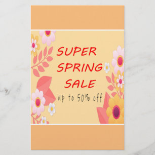 SPRING VERKOOP FLYER