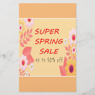 SPRING VERKOOP FLYER