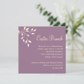 Spring verlaat de uitnodiging voor het Paasfeest (Staand voorkant)