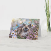 Spring Vernal Equinox Ostara Blessing with Pretty  Kaart (Voorkant)