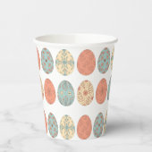 Spring Vibes - Paaspapier Cup met Bloemen Ei Pa Papieren Bekers (Links)