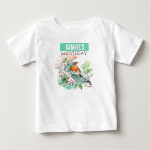 Spring Vibes Robin - 1e verjaardag T-shirt
