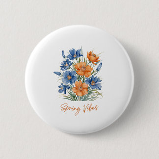 Spring VIbes Ronde Button 5,7 Cm