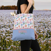 Spring Vibes Sweet Palette Little Flowers Tote Bag