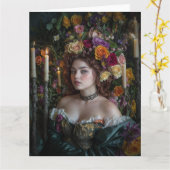 Spring Victoriaans Gothic 2025 Ontwerp 11 Kaart (Gele Bloem)