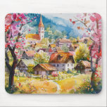 Spring Village Muismat<br><div class="desc">A Watercolour Village in Springtime</div>