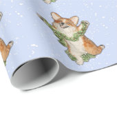 "Spring voor joy!" Corgi-verpakkingspapier Cadeaupapier (Rol Hoek)