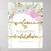 Spring Vrijgezellenfeest Welkomstbord Wildflower Poster (Voorkant)