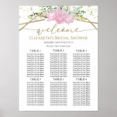 Spring Vrijgezellenfeest Zitkaarten Wildflower Poster (Voorkant)